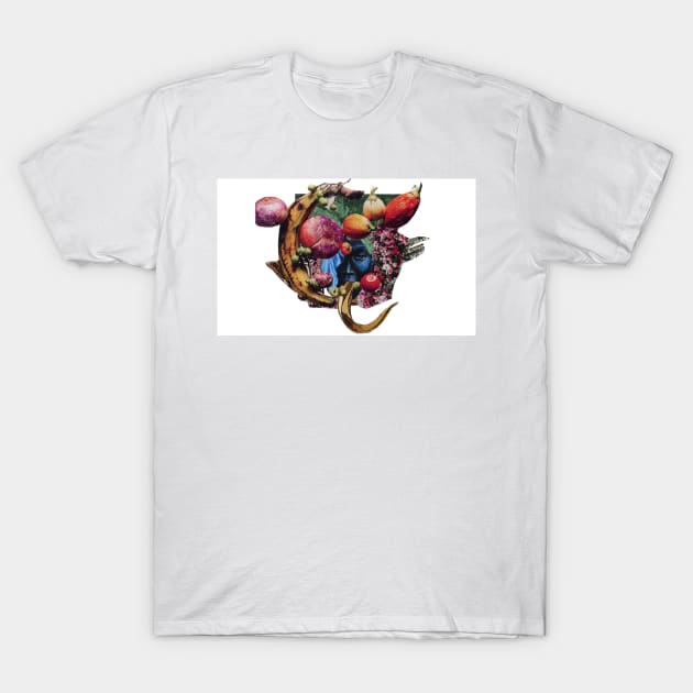 Fruit Vendor T-Shirt by MonsoonartsbyM